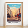 Knightsbridge Modern Travel Poster