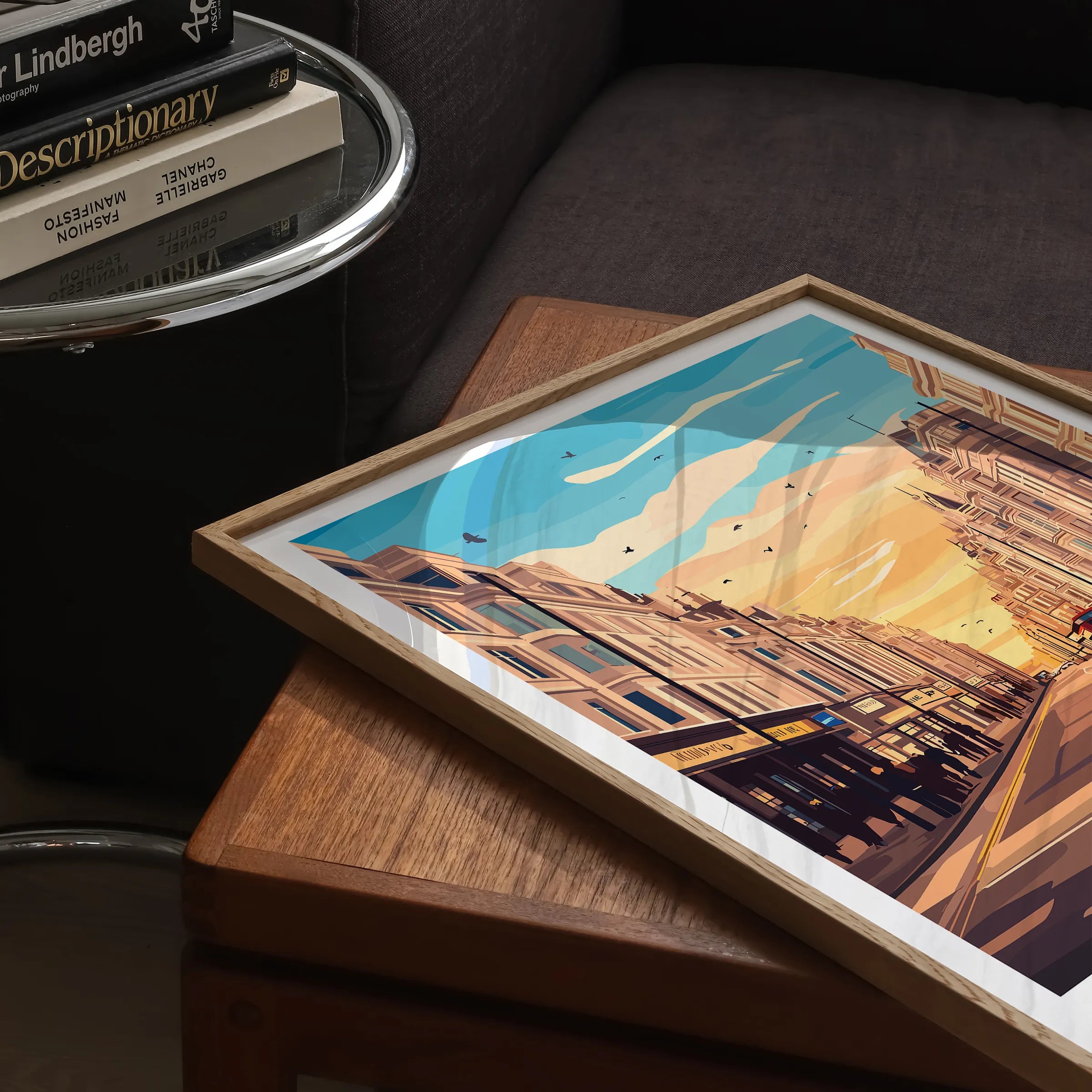 Knightsbridge Retro Travel Illustration