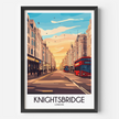 Knightsbridge Retro Travel Illustration