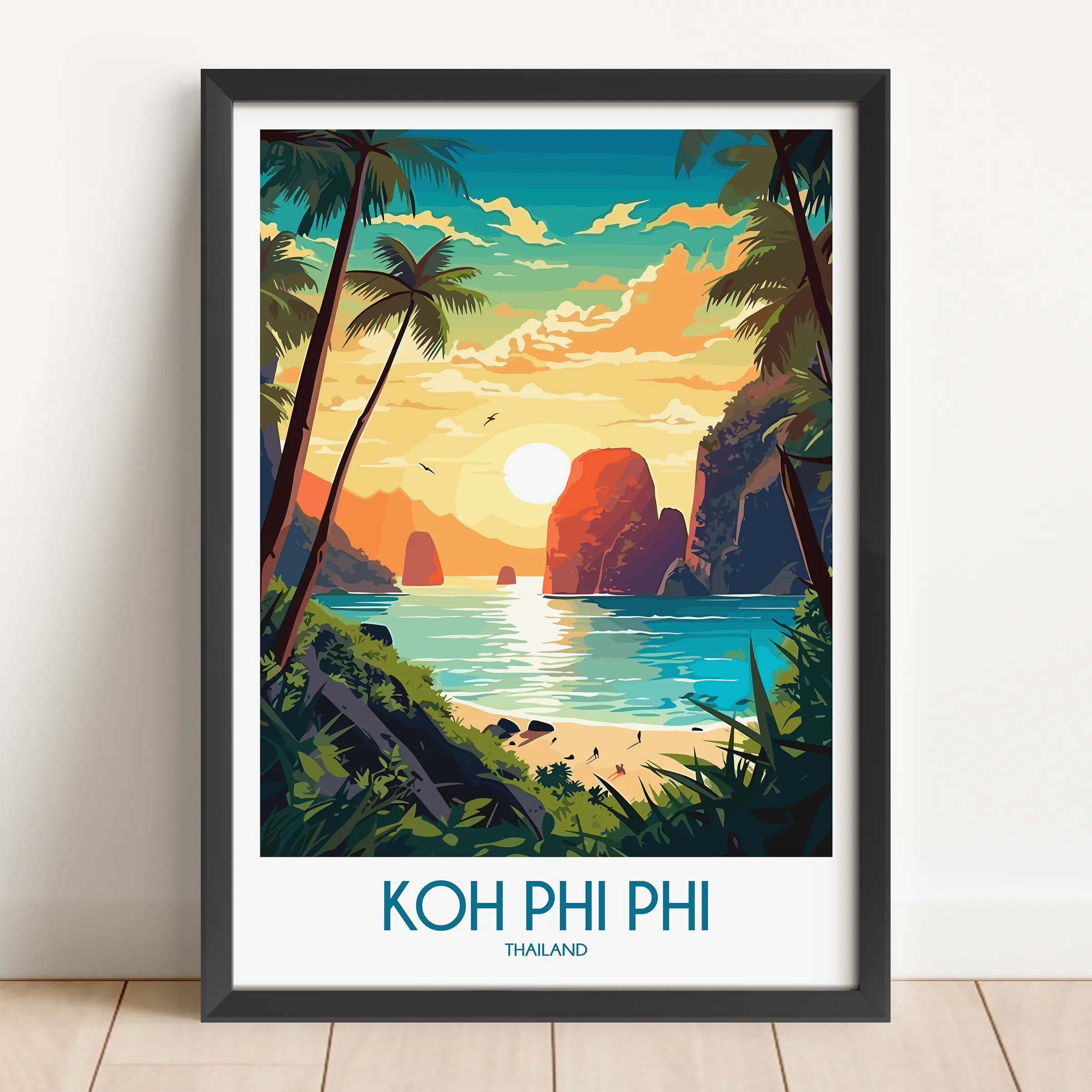 Koh Phi Phi Destination Art Gift