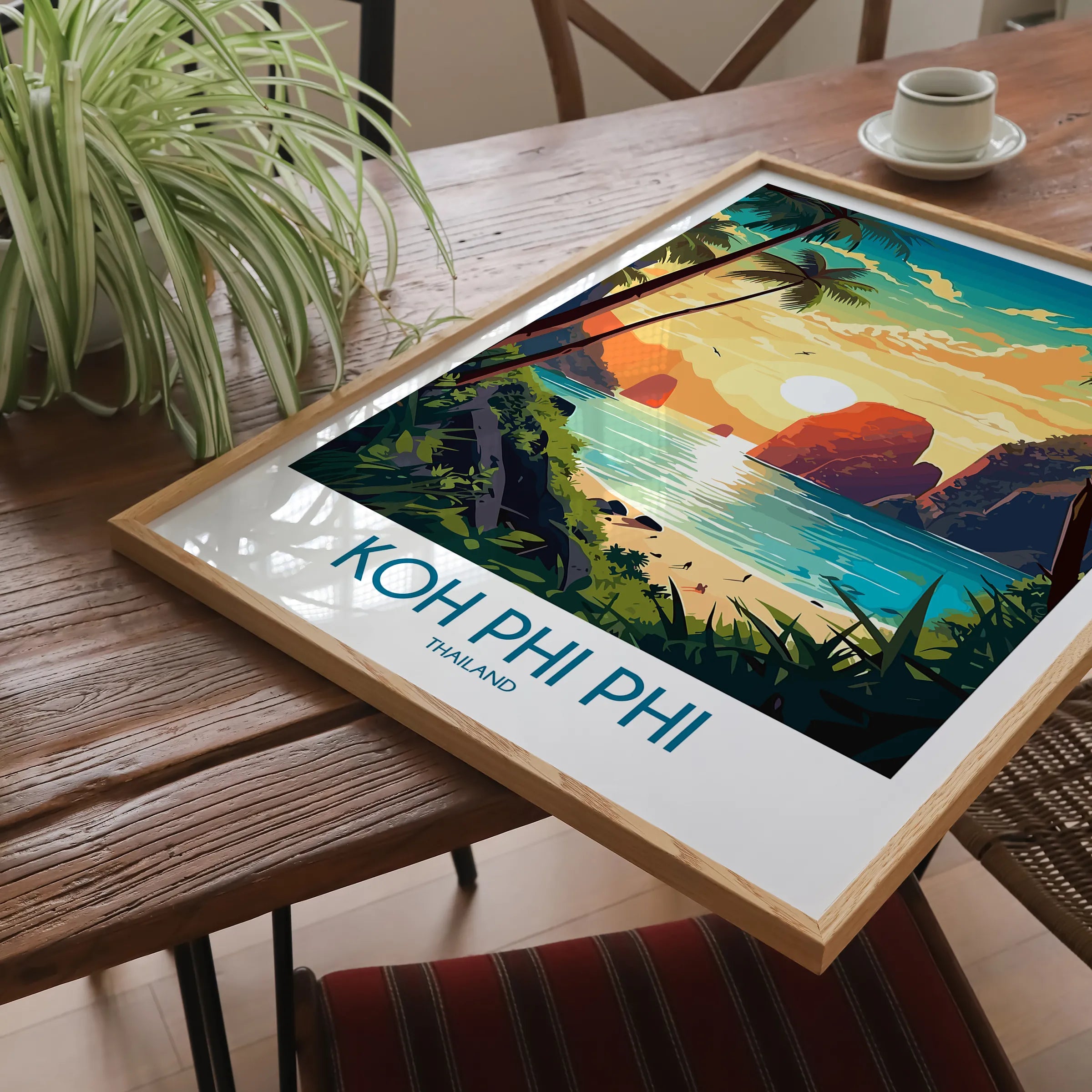 Koh Phi Phi Scenic Landscape Art
