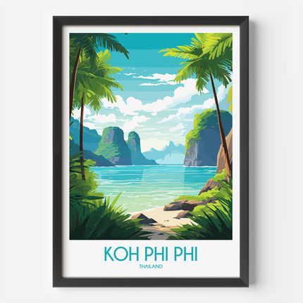 Koh Phi Phi Scenic Landscape Art
