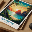Koh Phi Phi Vintage Style Print