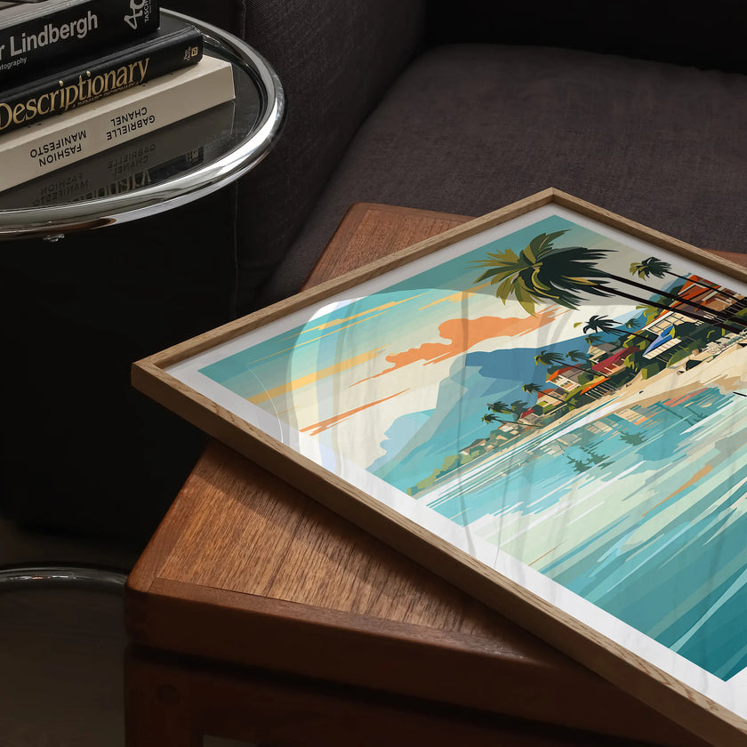Koh Samui Modern Travel Poster