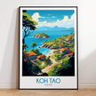 Koh Tao Minimalist Wall Art