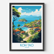 Koh Tao Souvenir Poster Print