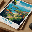 Koh Tao Vintage Style Print