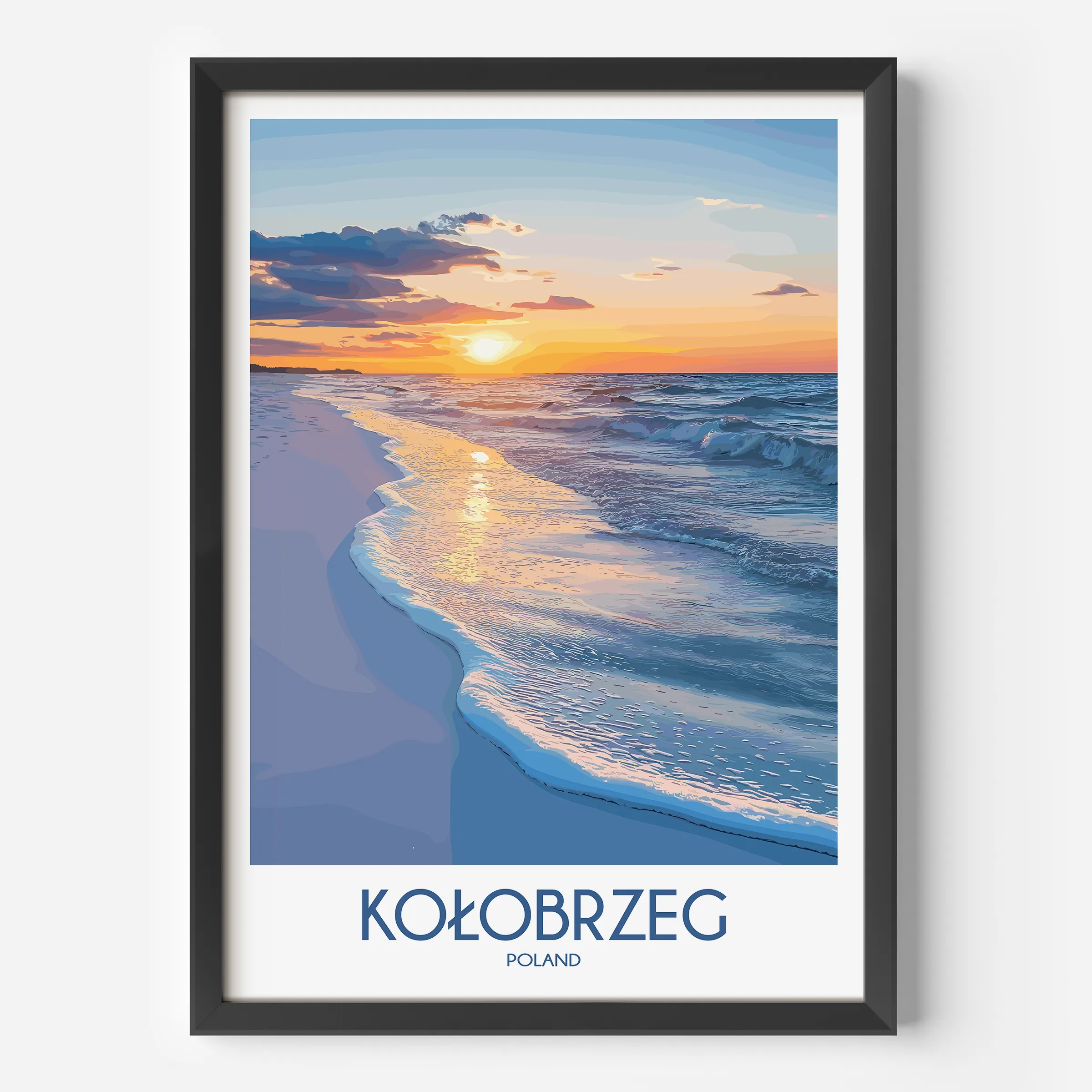 Kolobrzeg Destination Art Gift