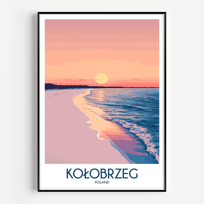 Kolobrzeg Destination Art Gift