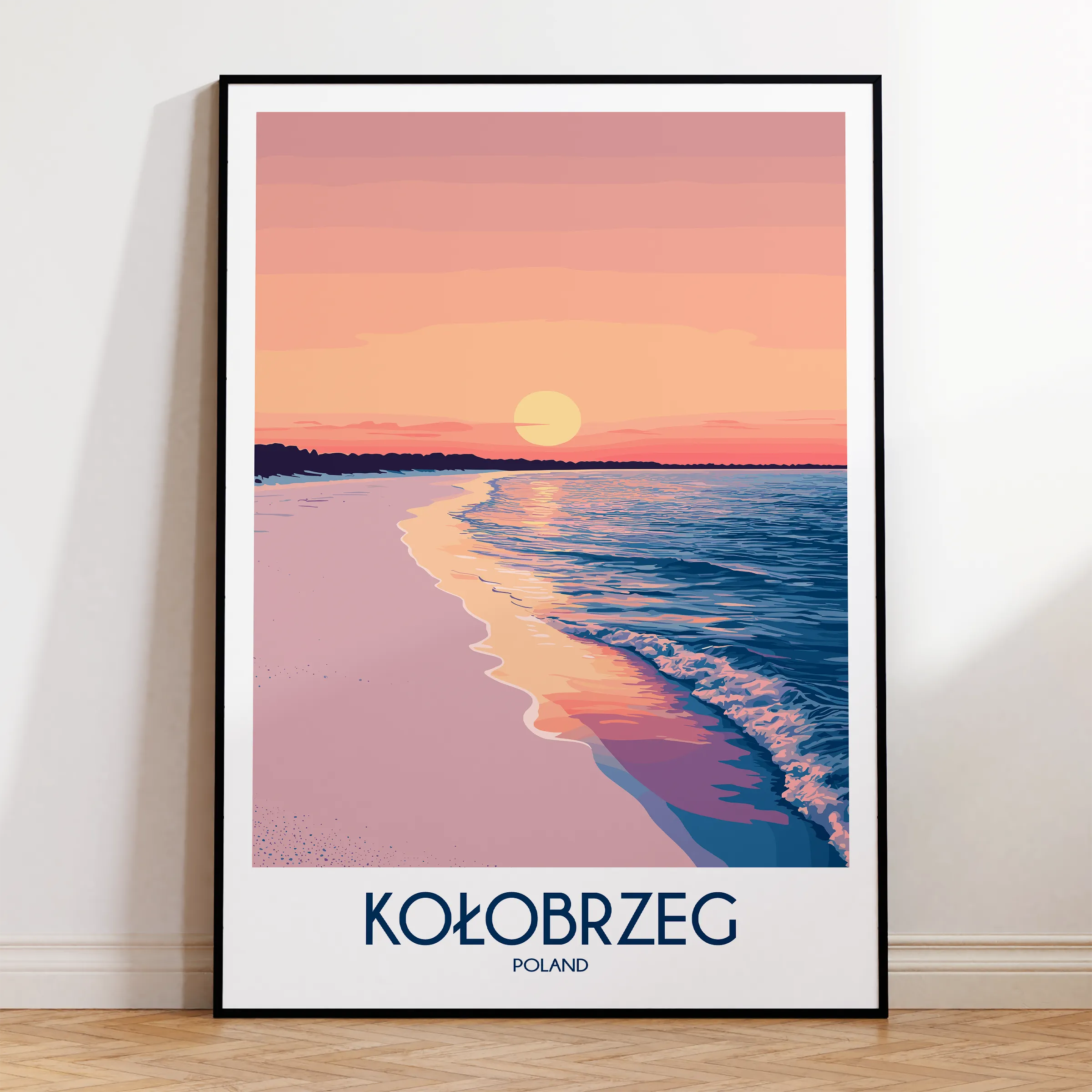 Kolobrzeg Souvenir Poster Print