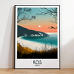 Kos Modern Travel Poster