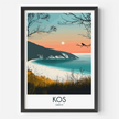 Kos Retro Travel Illustration