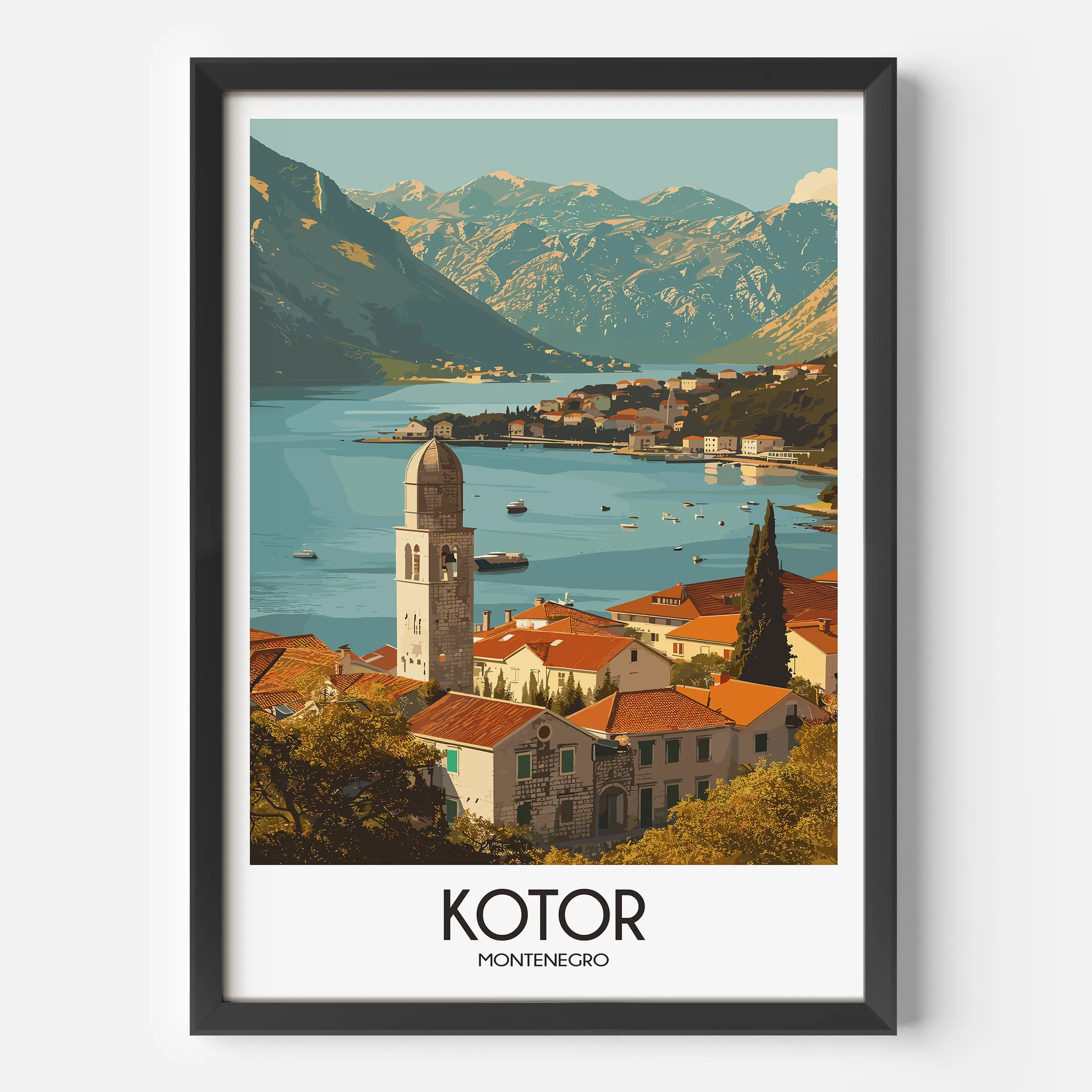 Kotor Destination Art Gift