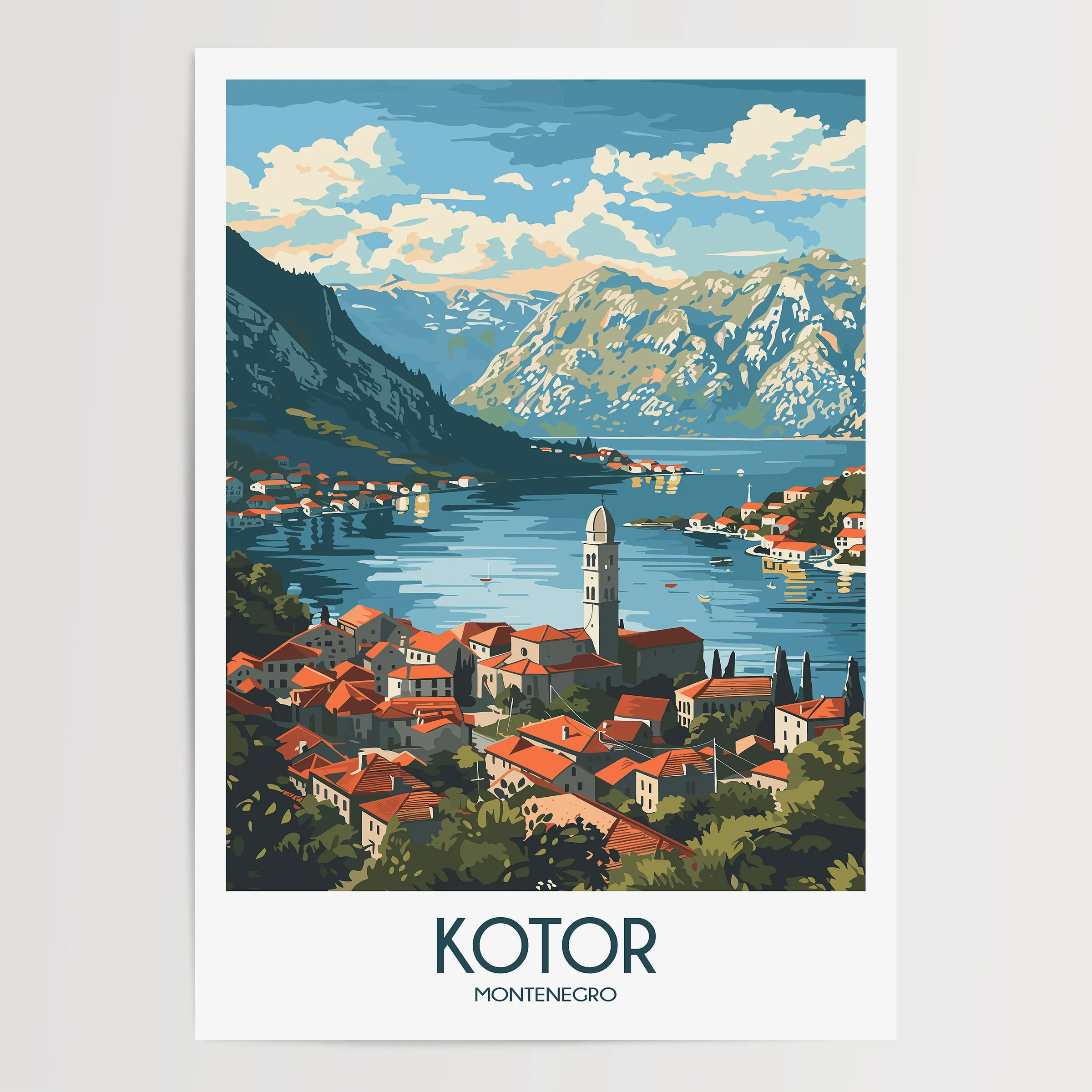 Kotor Minimalist Wall Art