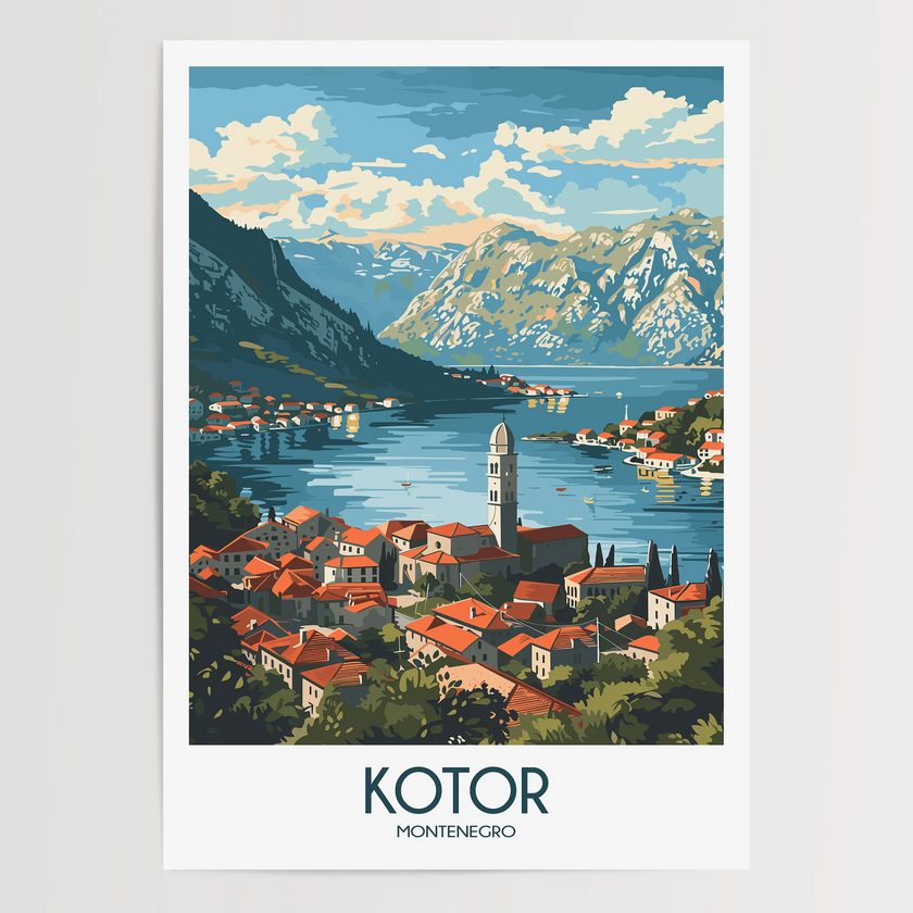 Kotor Minimalist Wall Art