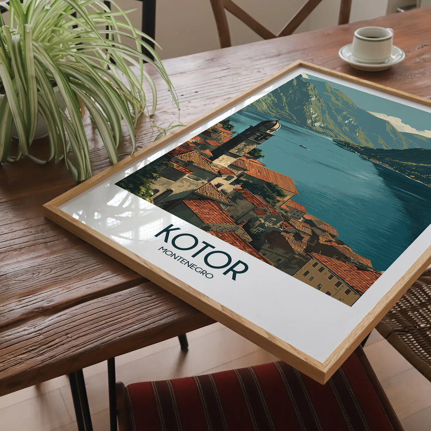 Kotor Vintage Style Print