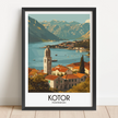Kotor Vintage Style Print