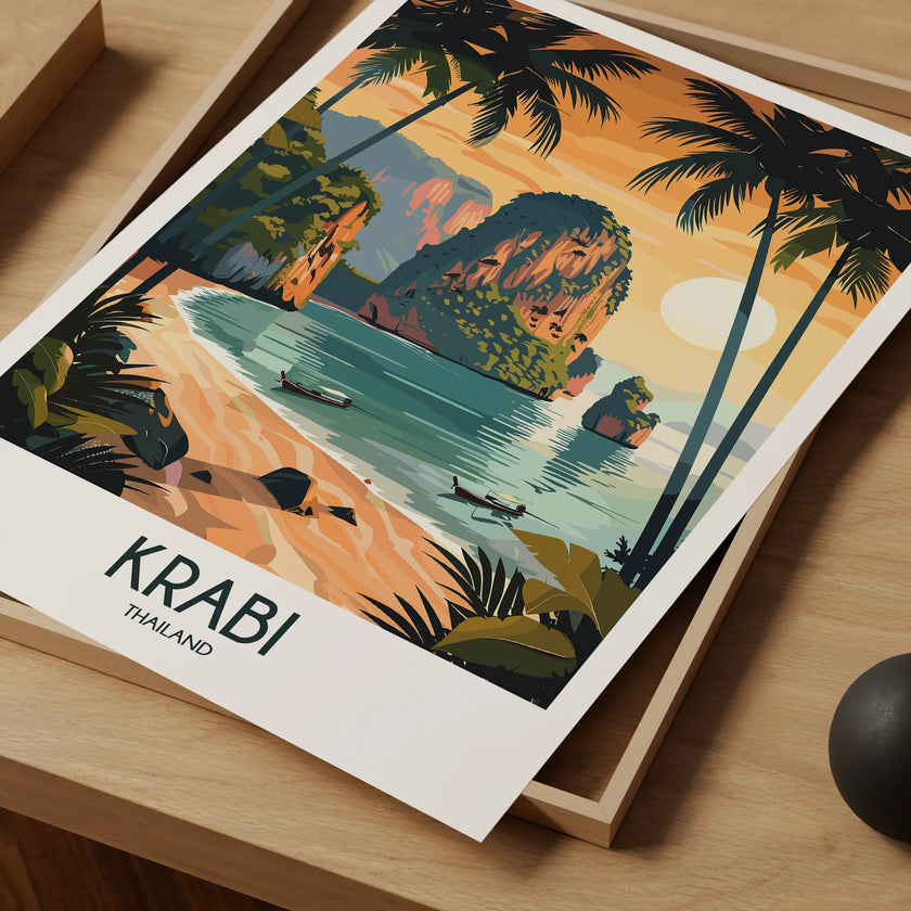 Krabi Destination Art Gift