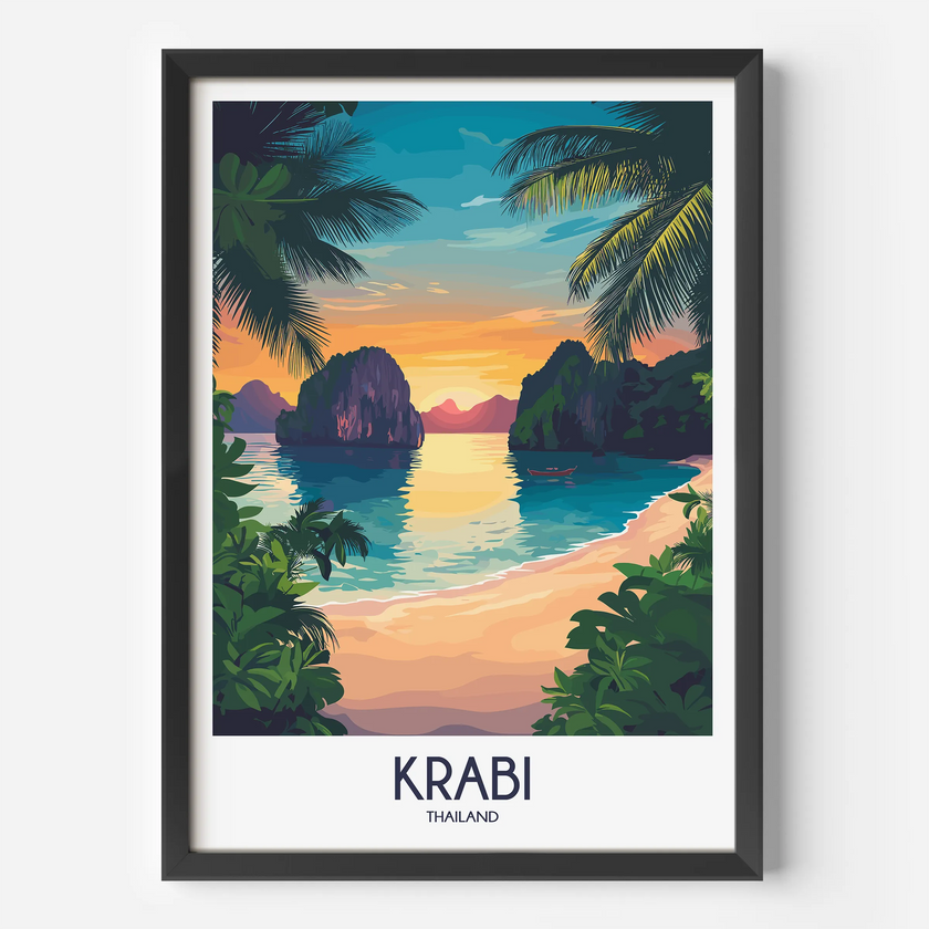 Krabi Minimalist Wall Art