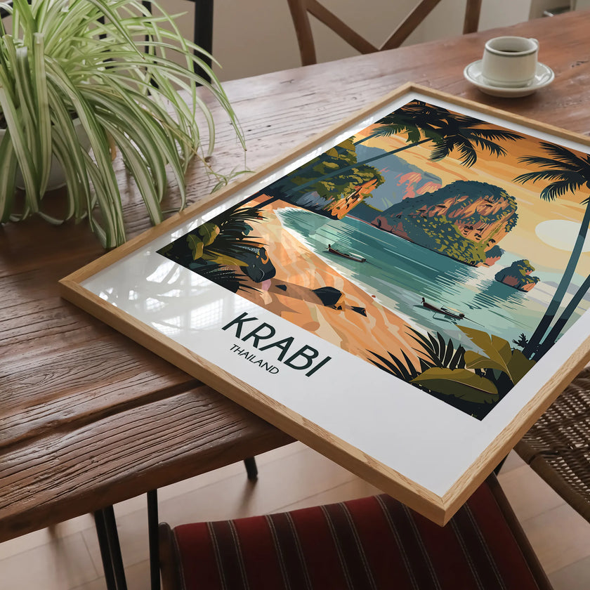 Krabi Souvenir Poster Print
