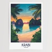 Krabi Souvenir Poster Print