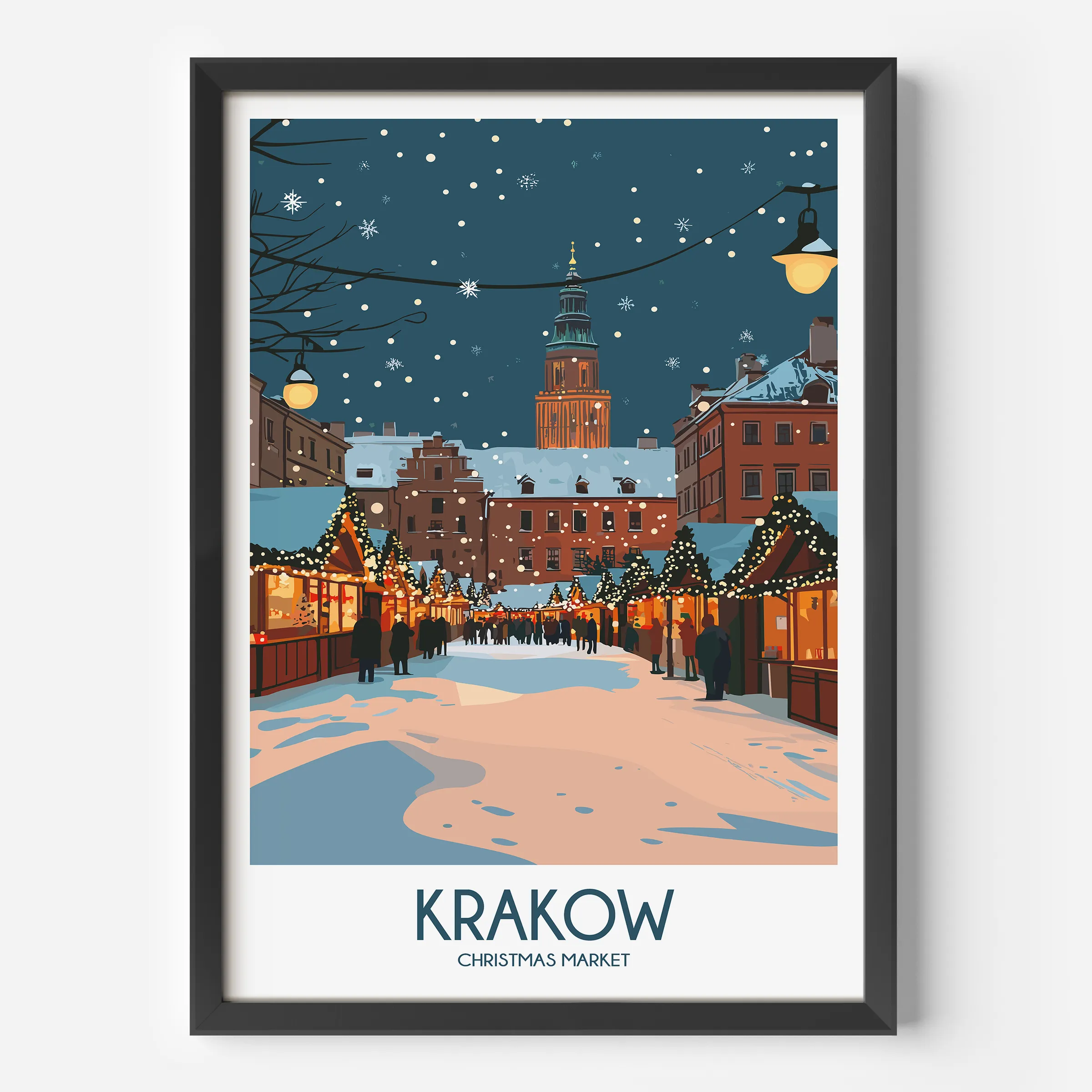 Krakow Destination Art Gift