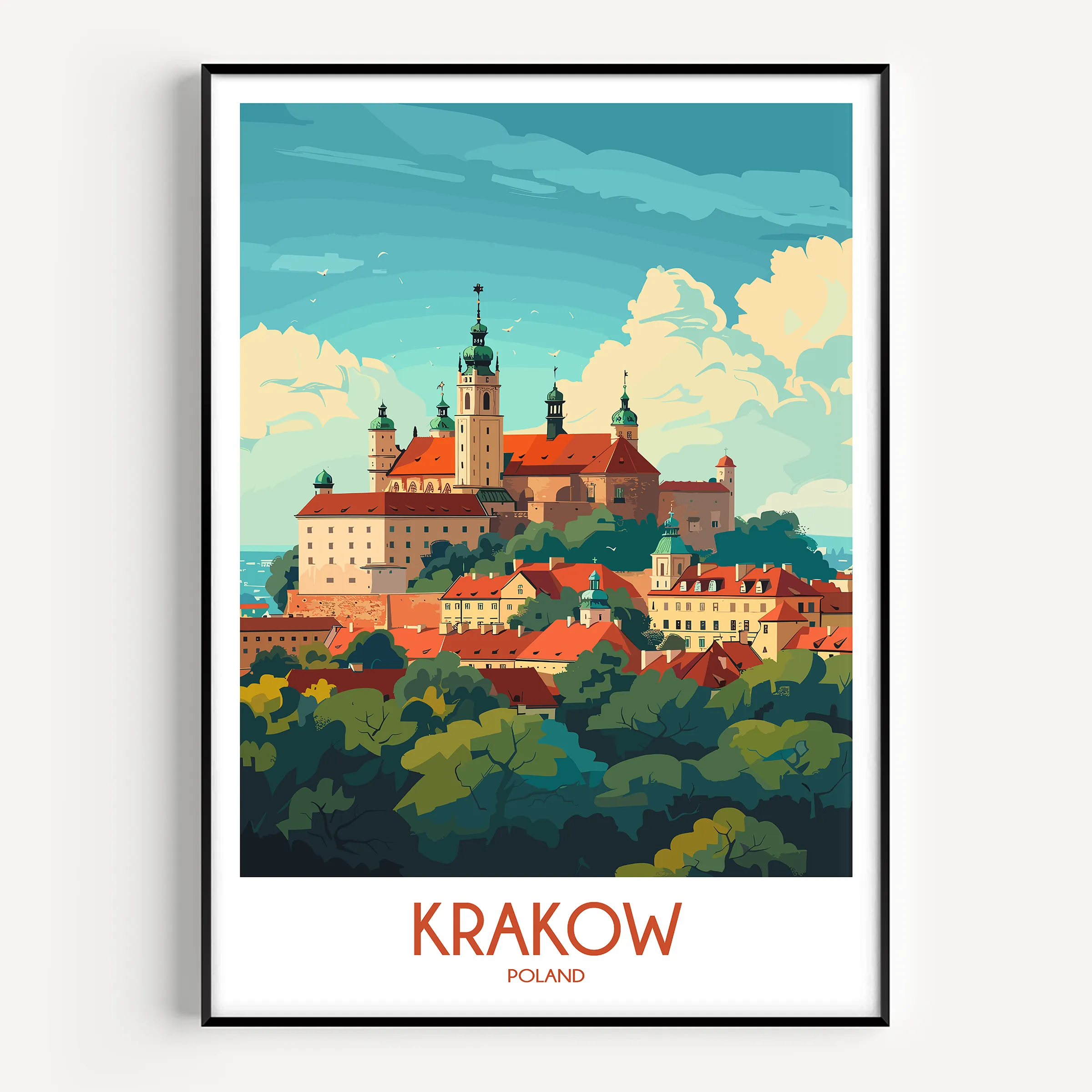 Krakow Scenic Landscape Art