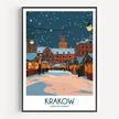 Krakow Souvenir Poster Print