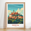 Krakow Vintage Style Print