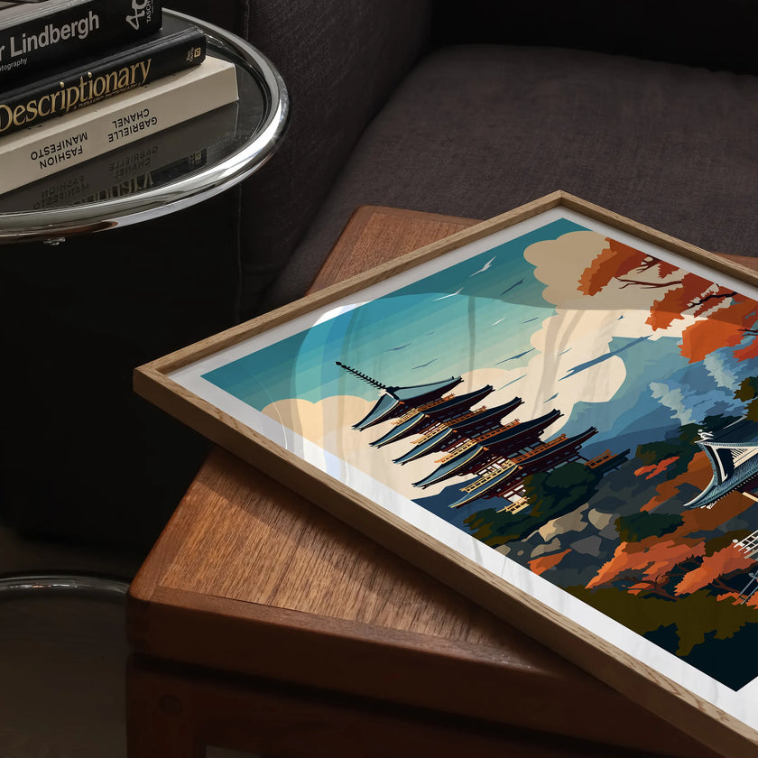 Kyoto Modern Travel Poster
