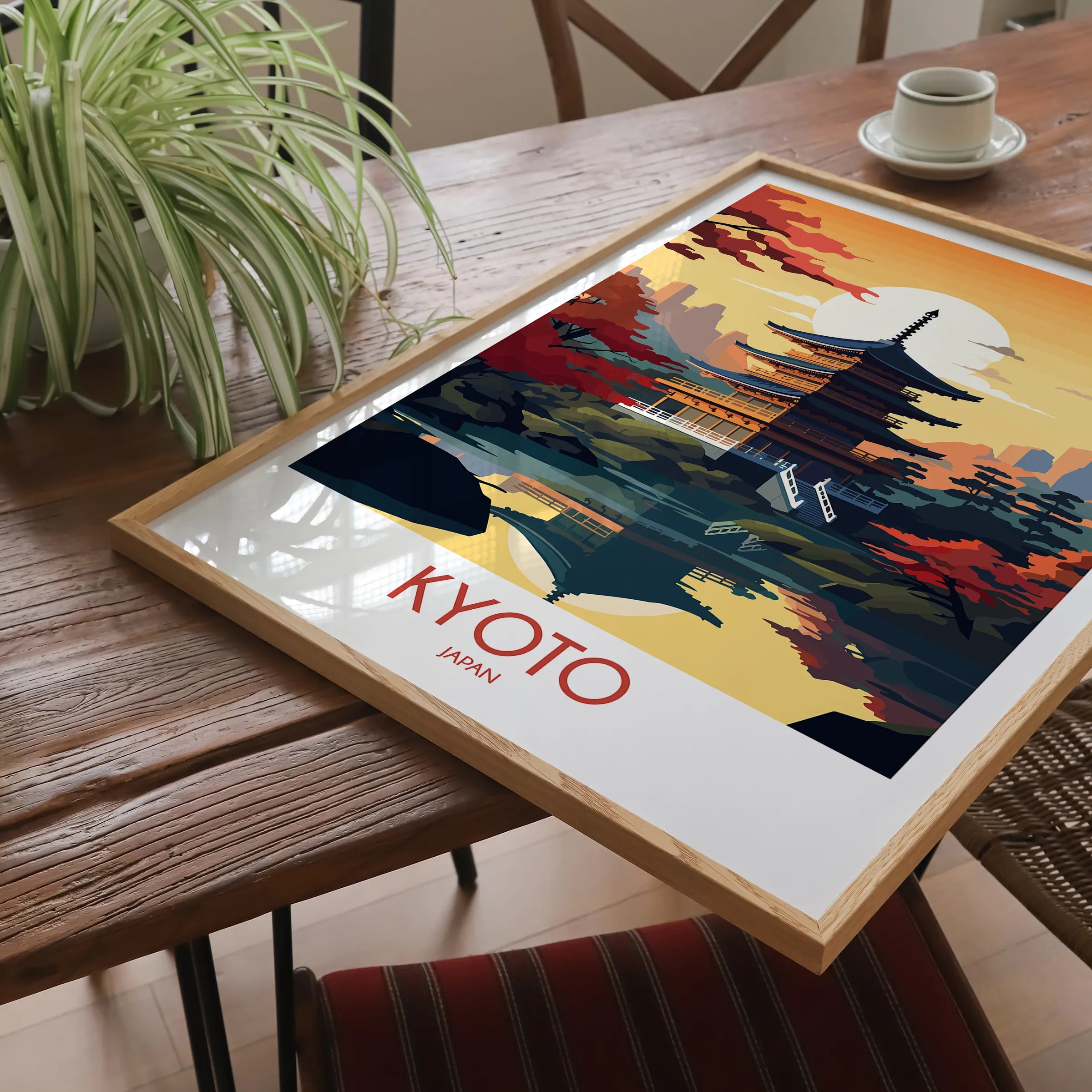 Kyoto Modern Travel Poster