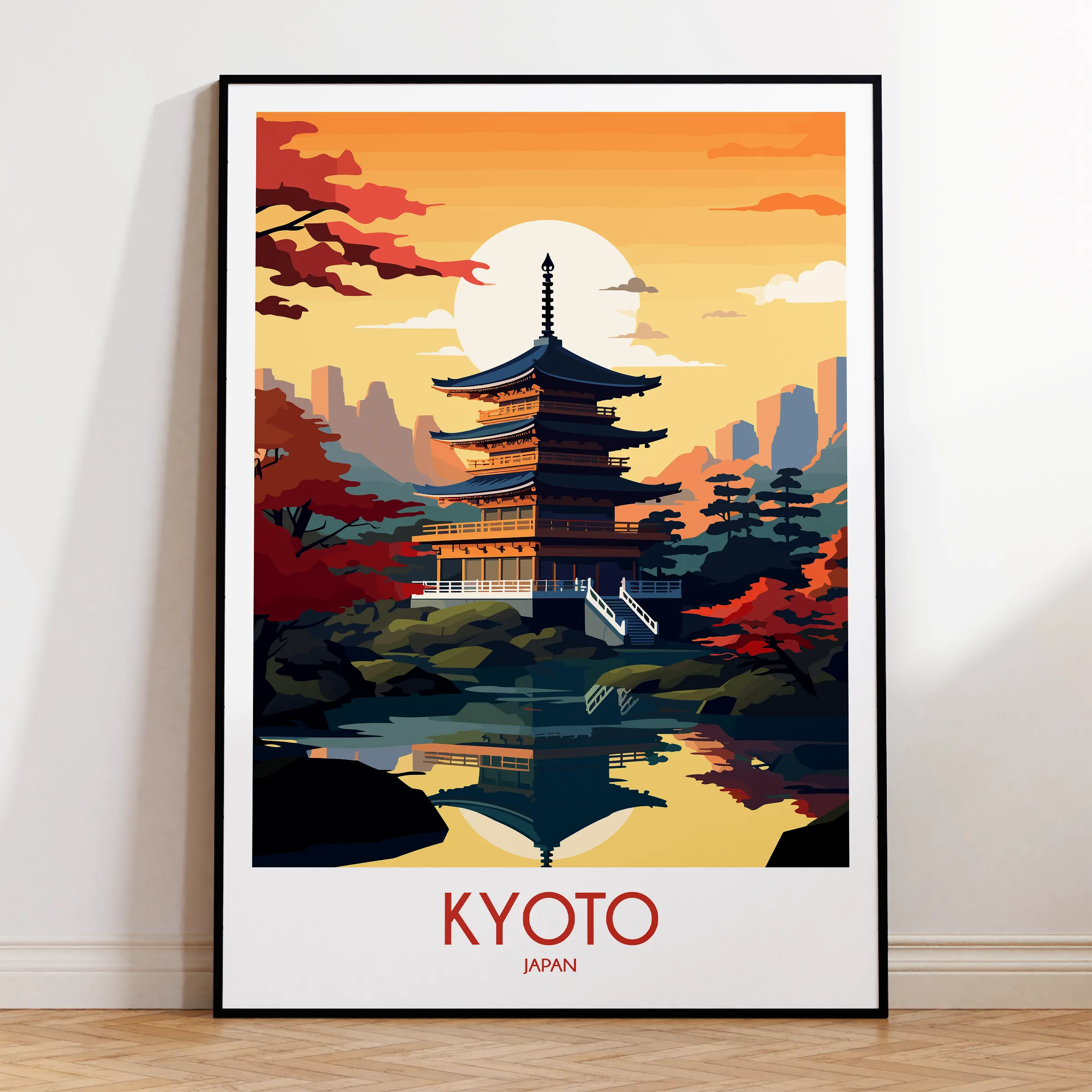Kyoto Scenic Landscape Art
