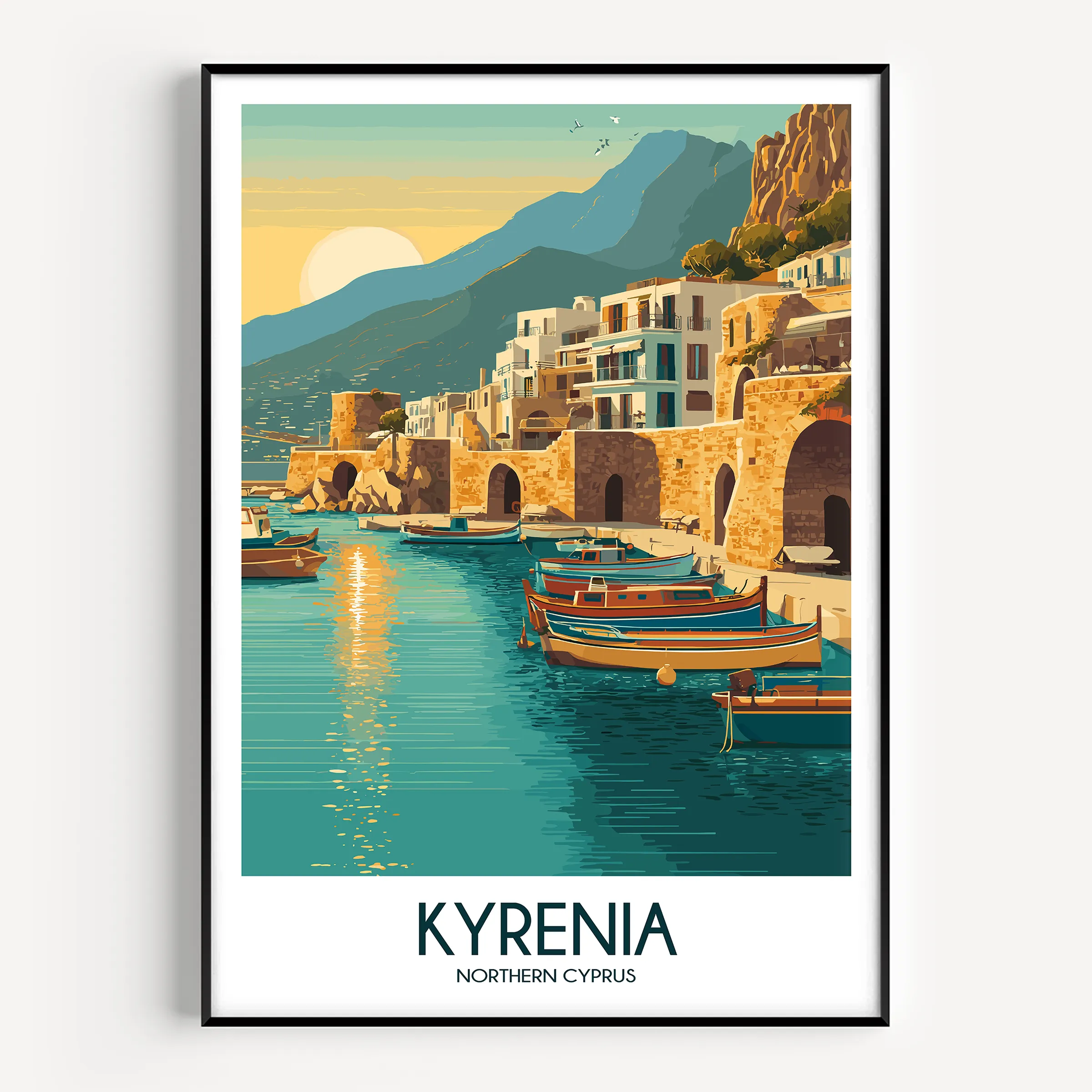 Kyrenia Vintage Style Print