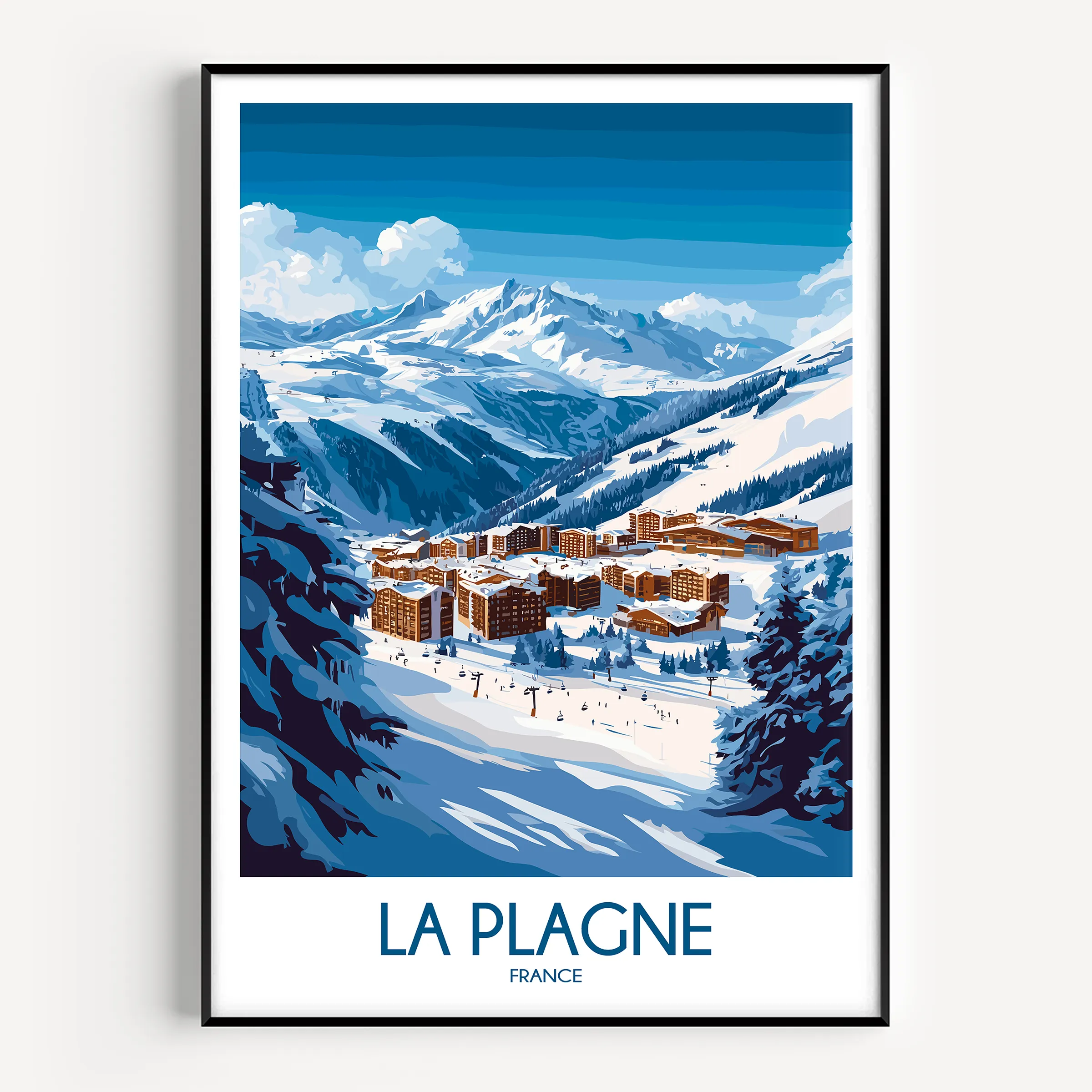 La Plagne Destination Art Gift