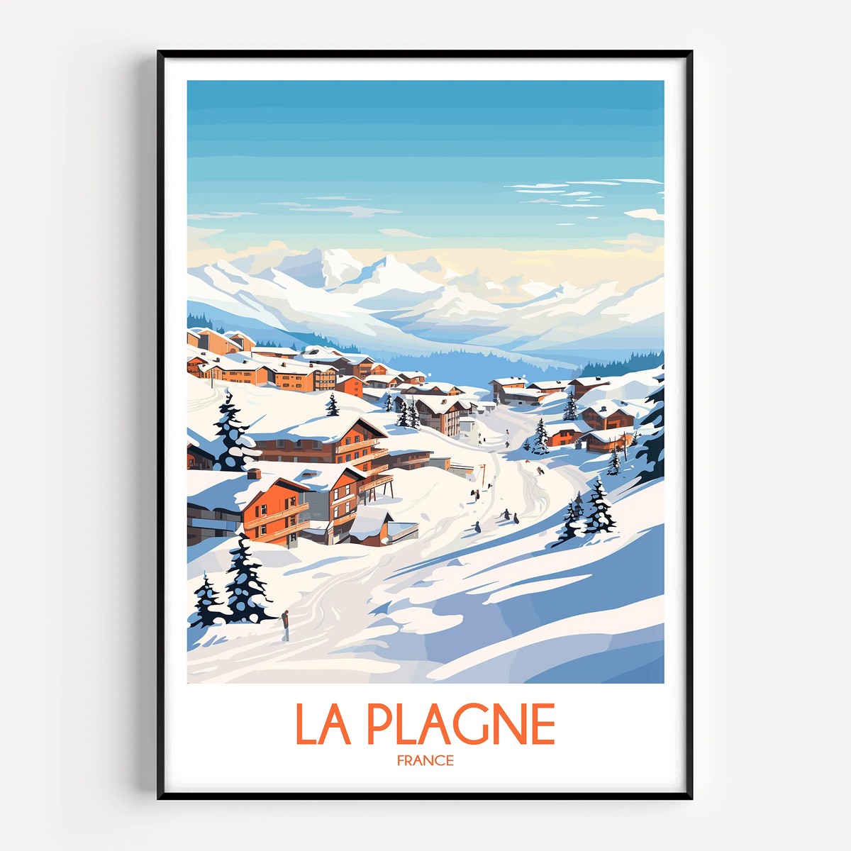 La Plagne Destination Art Gift