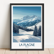 La Plagne Minimalist Wall Art