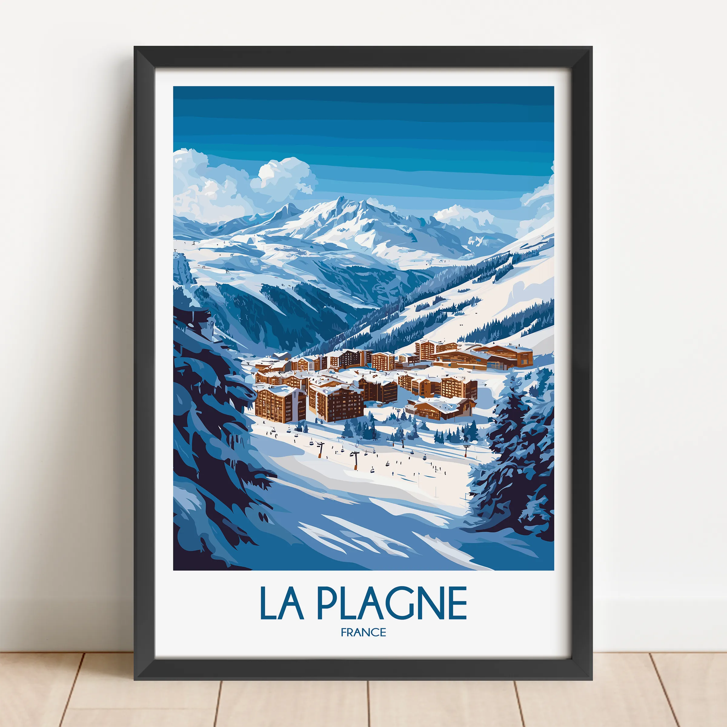 La Plagne Scenic Landscape Art