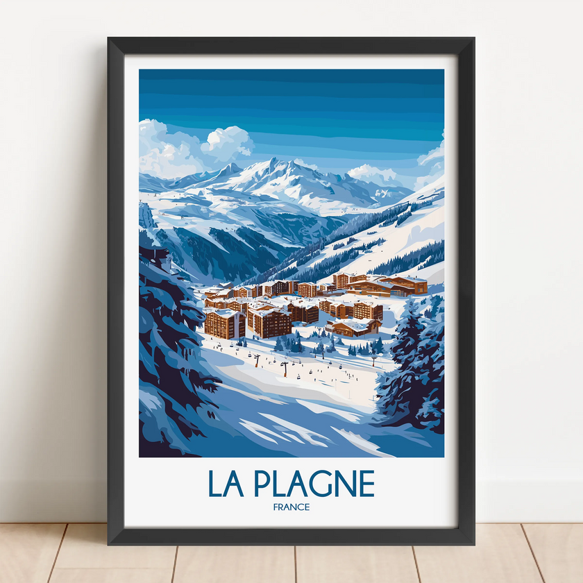 La Plagne Scenic Landscape Art