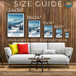 La Plagne Vintage Style Print