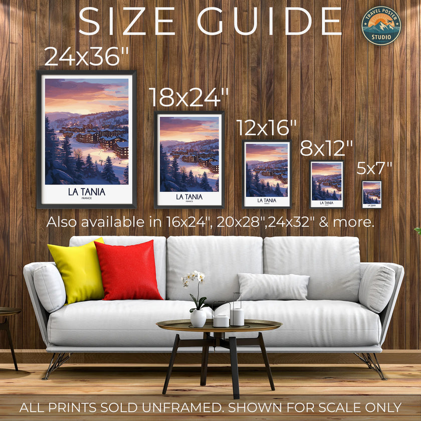 La Tania Destination Art Gift