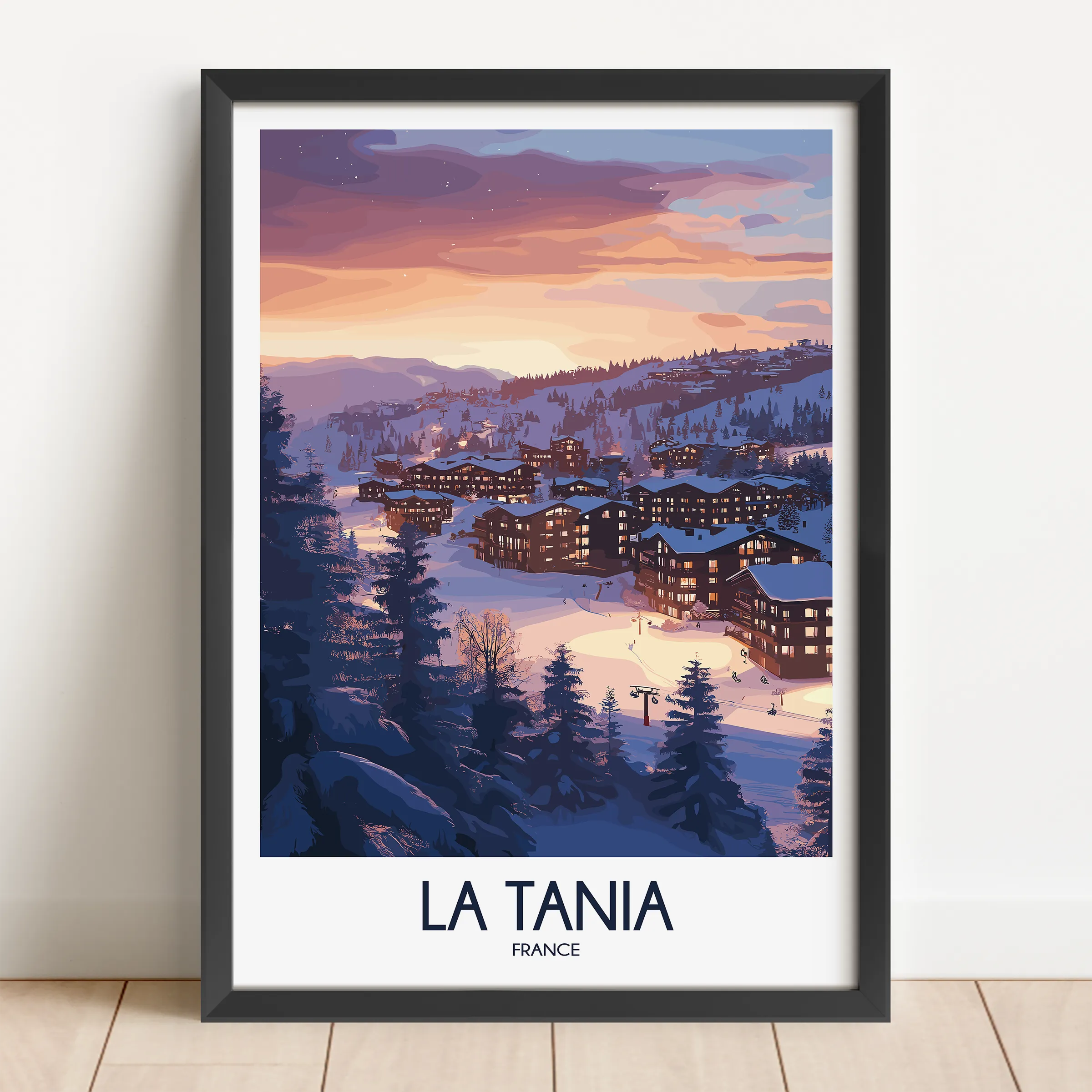 La Tania Souvenir Poster Print