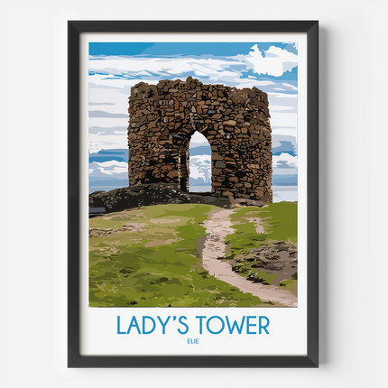 Lady'S Tower Minimalist Wall Art
