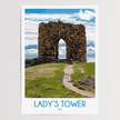 Lady'S Tower Scenic Landscape Art
