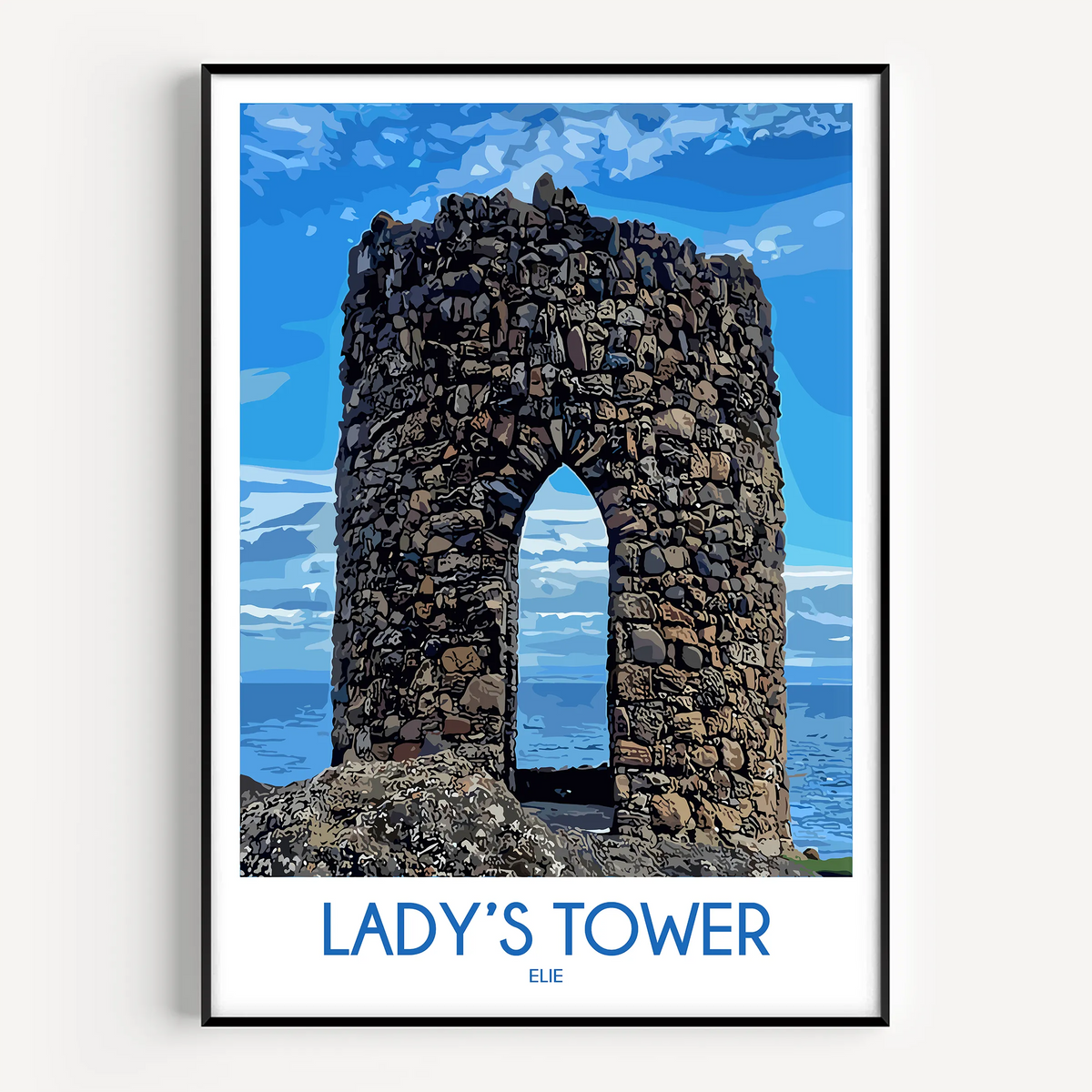 Ladys Tower Destination Art Gift