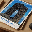 Ladys Tower Vintage Style Print