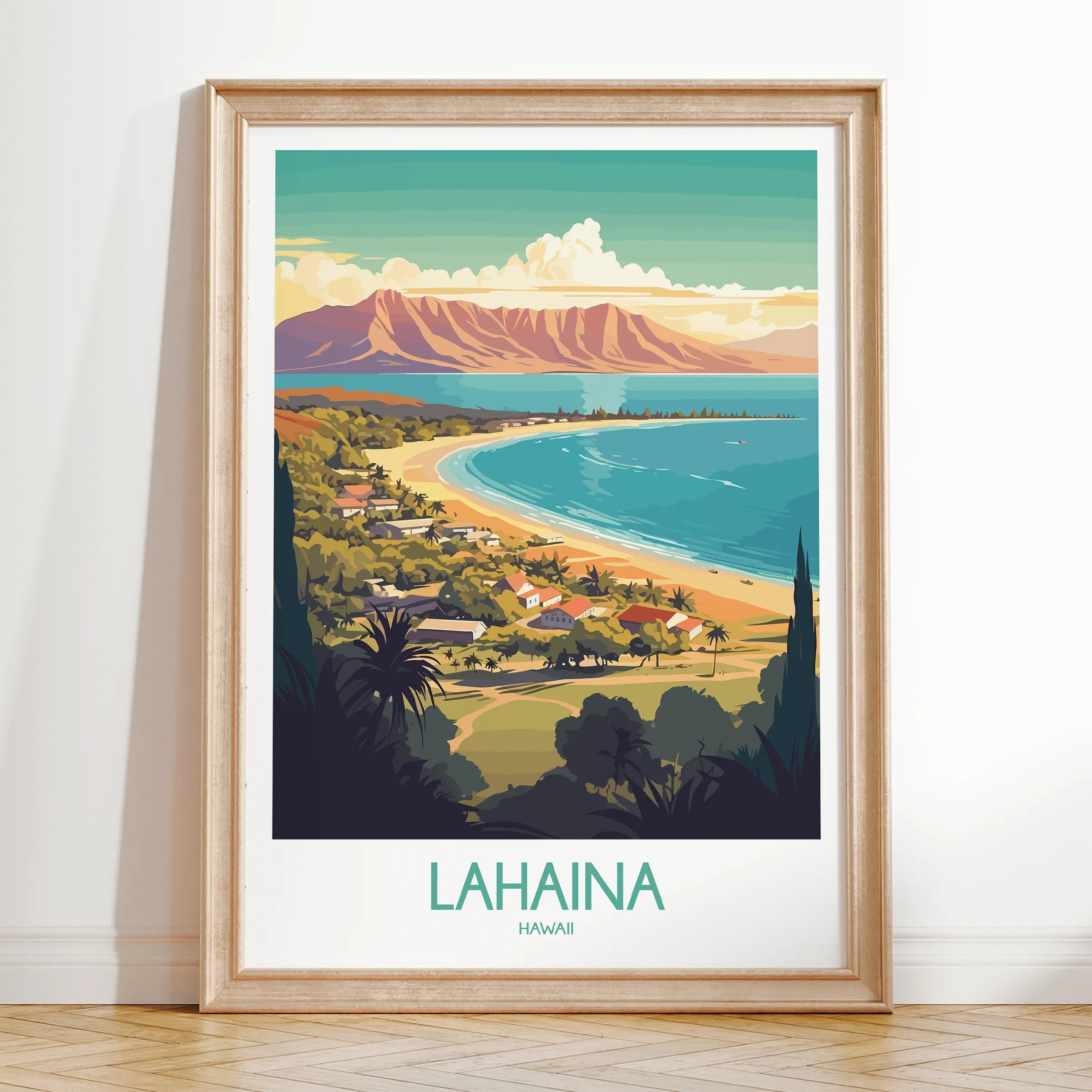 Lahaina Minimalist Wall Art