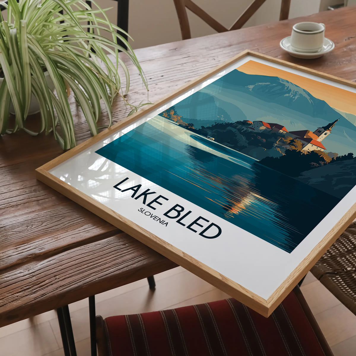 Lake Bled Destination Art Gift
