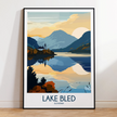Lake Bled Destination Art Gift