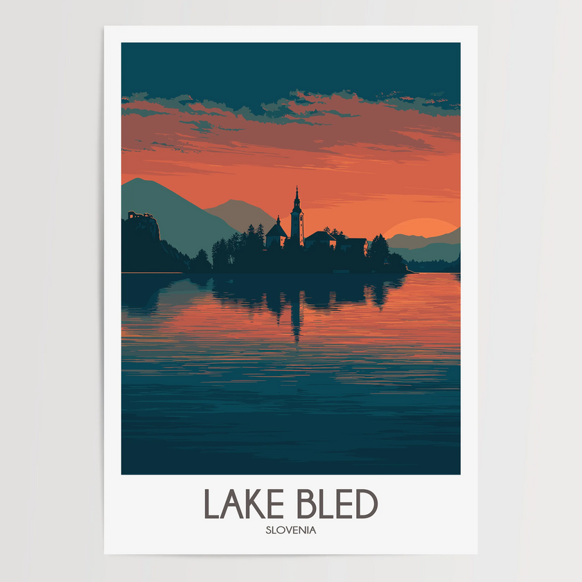 Lake Bled Gallery Quality Print