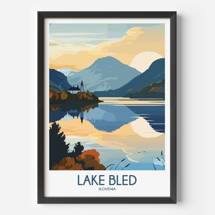 Lake Bled Gallery Quality Print